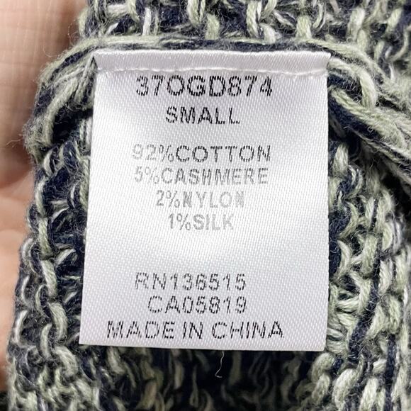 One Grey Day Tan Gray Stripped Bell Sleeve Knitted Sweater - Picture 8 of 9